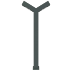 Pelsan Santorini 108873 2x18W Park Bahçe Aydınlatma Armatür